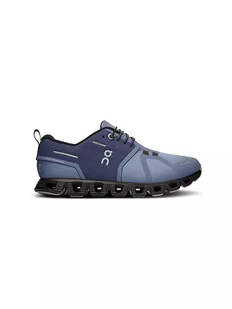 ON | Sneaker Cloud 5 Waterproof ALL BLACK pour femmes | blau